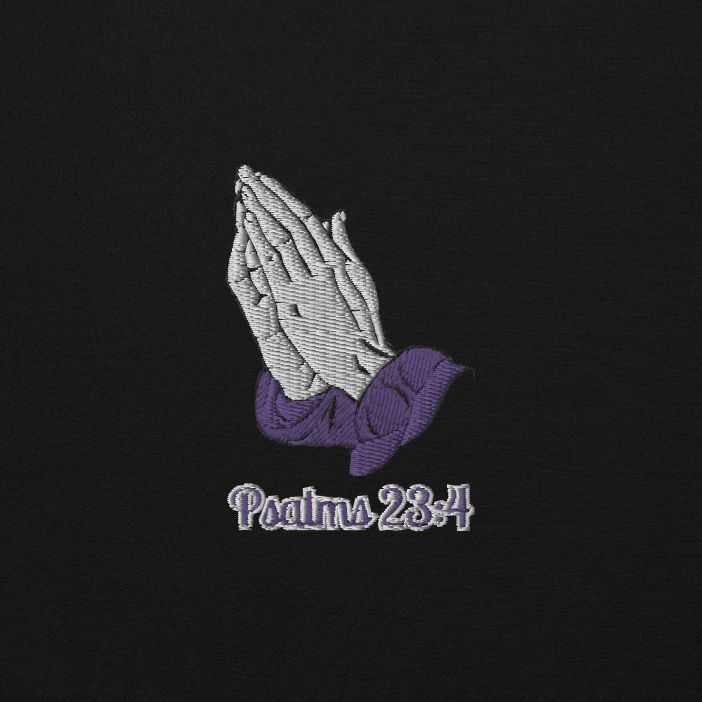 Psalms 23:4 Hoodie - As I walk through the valley of the shadow of death, I shall fear no evil, for You are with me"