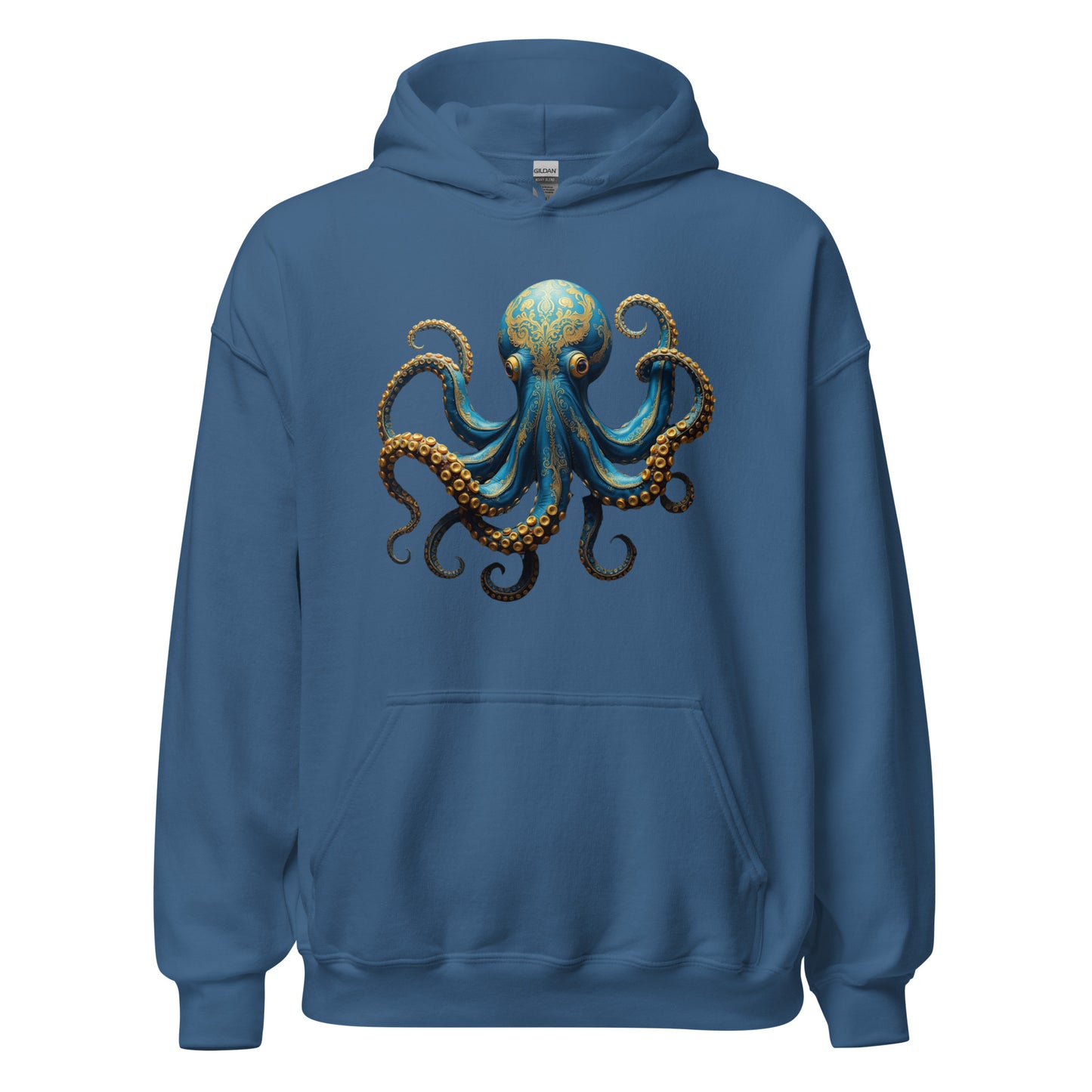 Kraken Octopus Hoodie | Mystical Deep Sea Graphic Sweatshirt | Unique Aesthetic Pullover | Unisex Ocean Theme Hoodie