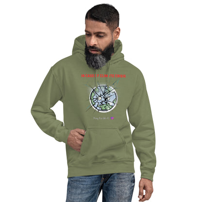 Climate Crisis Awareness Hoodie | Eco-Friendly Unisex Graphic Sweatshirt | Vintage Distressed Environmental Activism Fashion