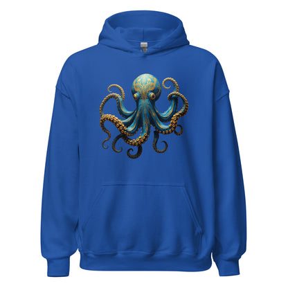 Kraken Octopus Hoodie | Mystical Deep Sea Graphic Sweatshirt | Unique Aesthetic Pullover | Unisex Ocean Theme Hoodie