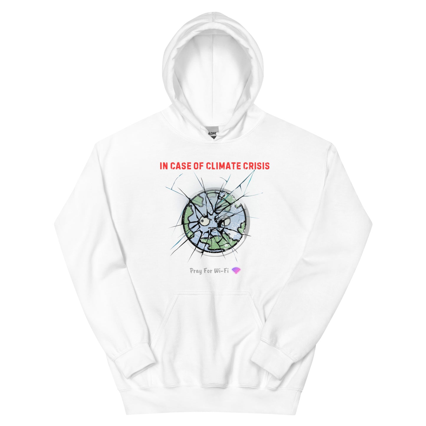 Climate Crisis Awareness Hoodie | Eco-Friendly Unisex Graphic Sweatshirt | Vintage Distressed Environmental Activism Fashion