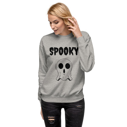 Spooky Halloween Sweatshirt - Cozy & Cute Women's Crewneck | Fall Fashion | Ghost Graphic Sweater