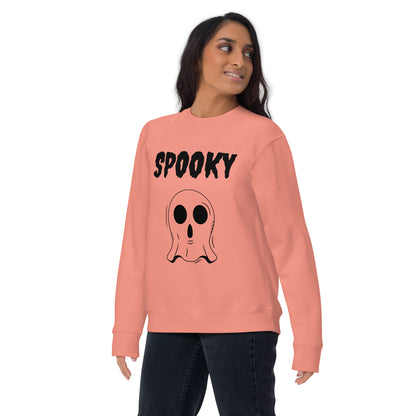 Spooky Halloween Sweatshirt - Cozy & Cute Women's Crewneck | Fall Fashion | Ghost Graphic Sweater